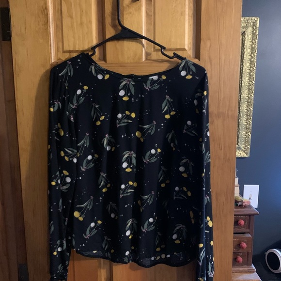 H&M dandelion print blouse. Size 14. - Picture 4 of 5